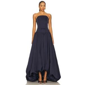 SAU LEE Madeleine Gown in Midnight Blue